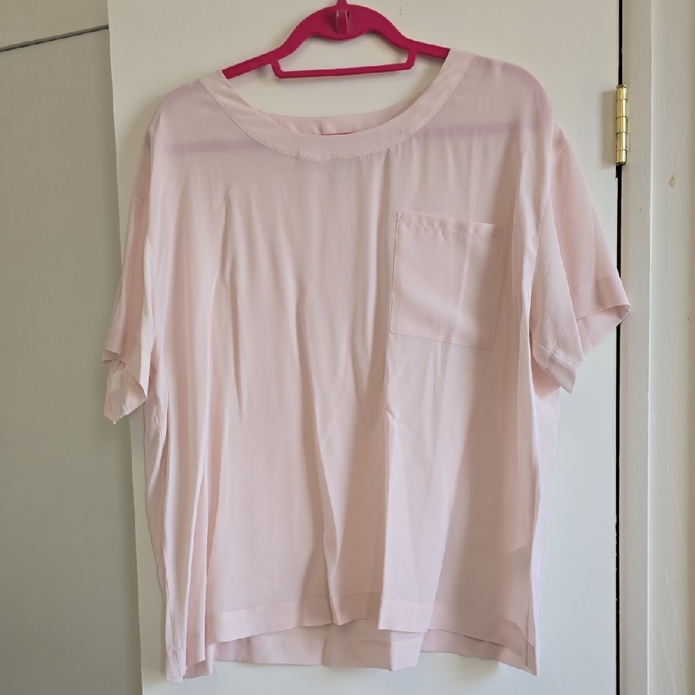 Club Monaco Light Pink Short Sleeve Tee NWOT